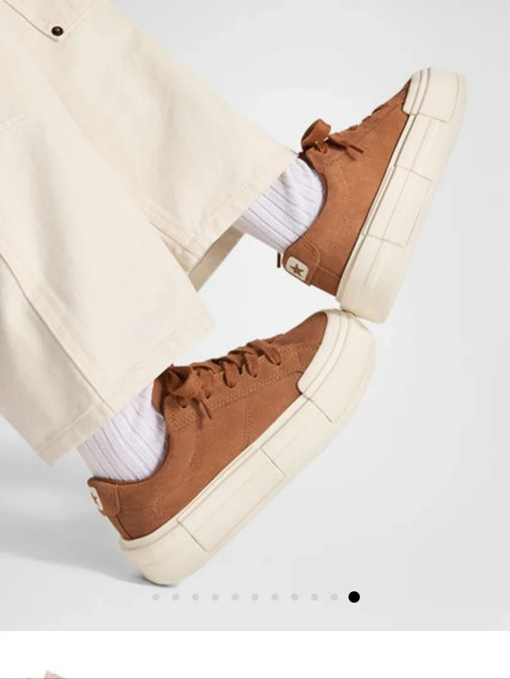 Converse Chuck Taylor All Star Cruise Suede Sneakers- Warm Tan/Egret